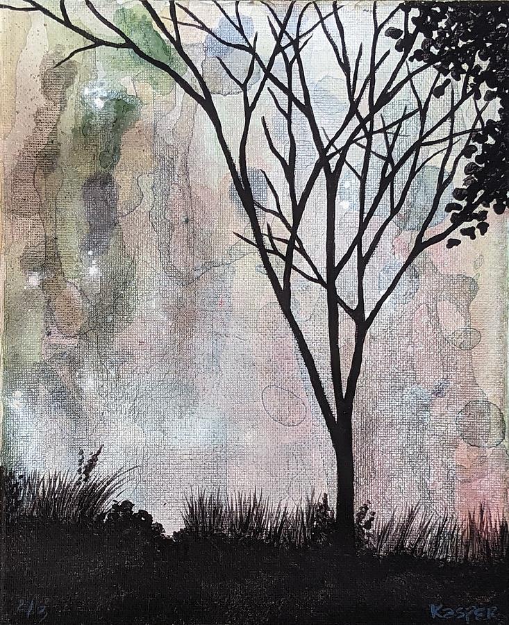 Crickets at Dusk 2-3 Painting by Sarah Kasper Crickets at Dusk 2-3 Painting by Sarah Kasper