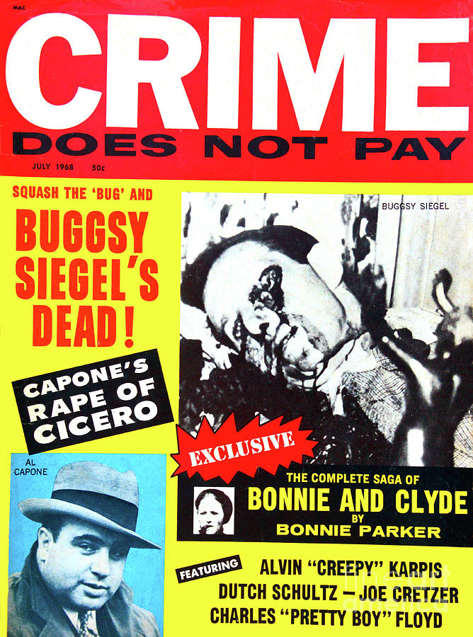 Crime Magazine July 1966 Photograph by David Lee Thompson