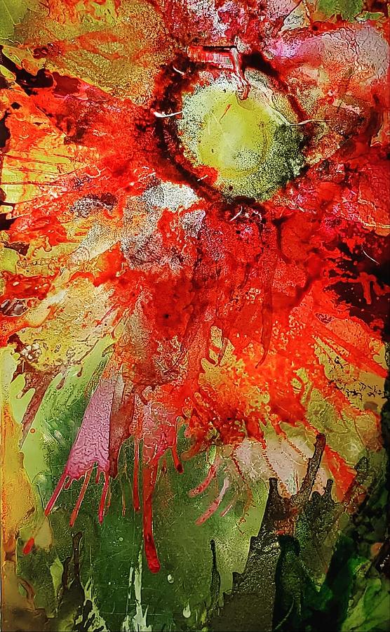  Crimson Dawn Painting by Holly Winn Willner