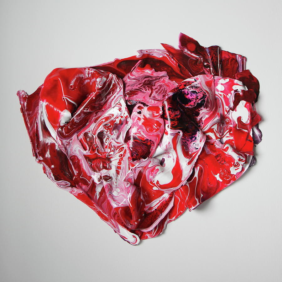 Crimson Hart 2 Painting by Madeleine Arnett