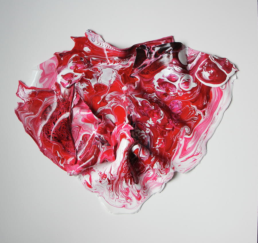 Crimson Hart Painting by Madeleine Arnett