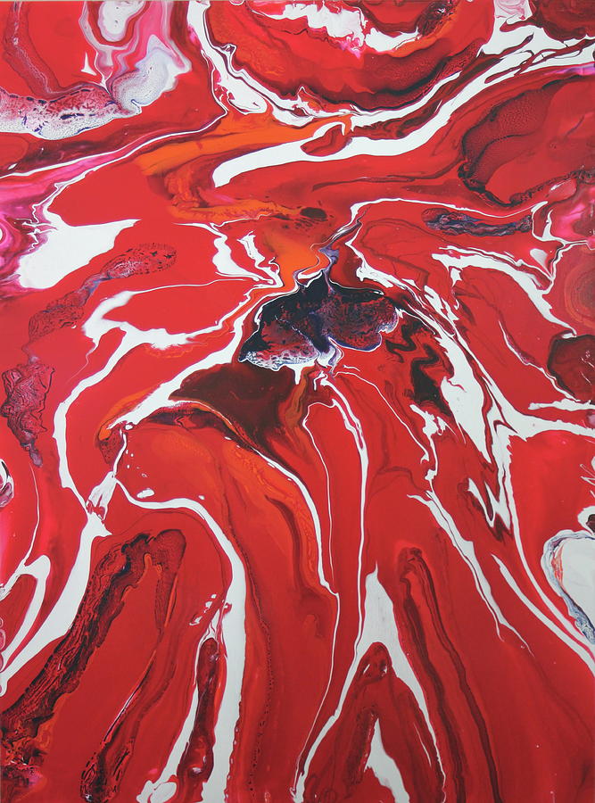 Crimson Paradox 2 Painting by Madeleine Arnett
