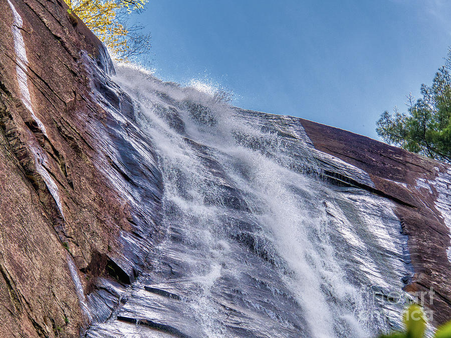Crisp Water at Hickory Nut Falls  Photograph by Amy Dundon