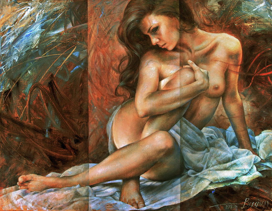 Nude Painting - Cristal time by Arthur Braginsky