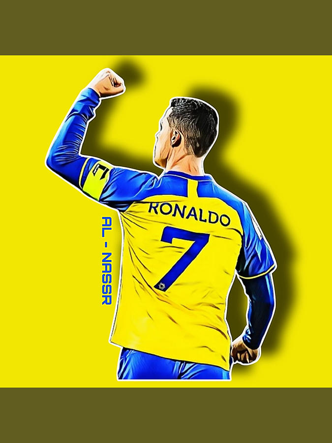 Cristiano Ronaldo Al Nassr Poster V2 Digital Art by Aaron Himmler ...