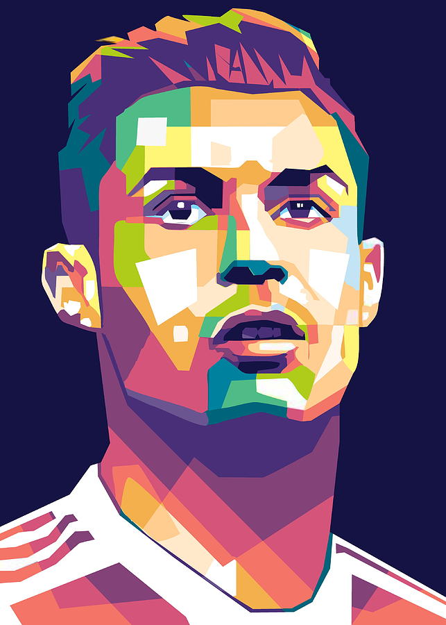 Cristiano Ronaldo Digital Art - Cristiano Ronaldo by Dhimas X