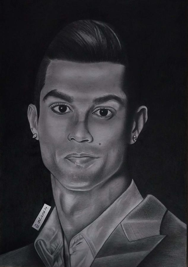 Cristiano Ronaldo Drawing by iman prayogi | Saatchi Art-saigonsouth.com.vn