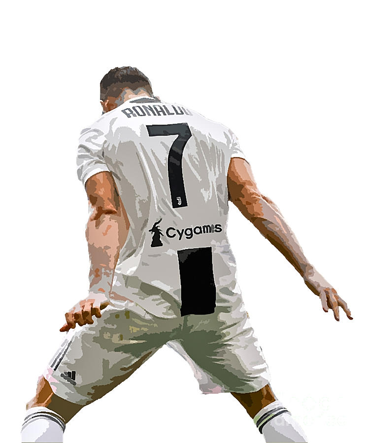 Cristiano Ronaldo Iconic Sii Celebration Poster Digital Art by Ha Pham