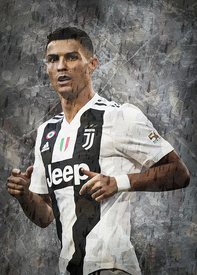 Cristiano Ronaldo Juventus Poster Noah Stewart Tapestry - Textile by ...