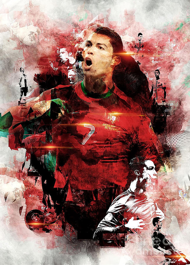 Cristiano Ronaldo Digital Art by Lilian Burnette - Fine Art America