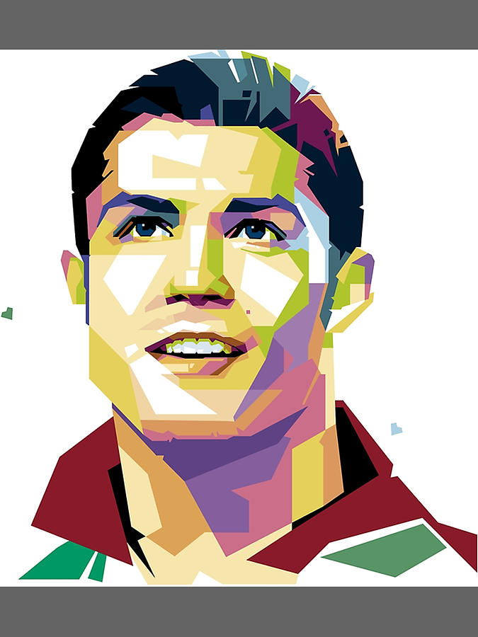 Editorial Illustration Of Cristiano Ronaldo Pop Art Stock Photo, Picture  and Royalty Free Image. Image 144821433.