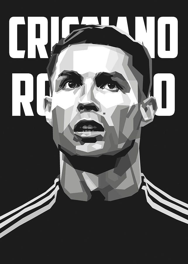 Cristiano Ronaldo Poster Muhammad Renaldy Tapestry - Textile by Pablo ...