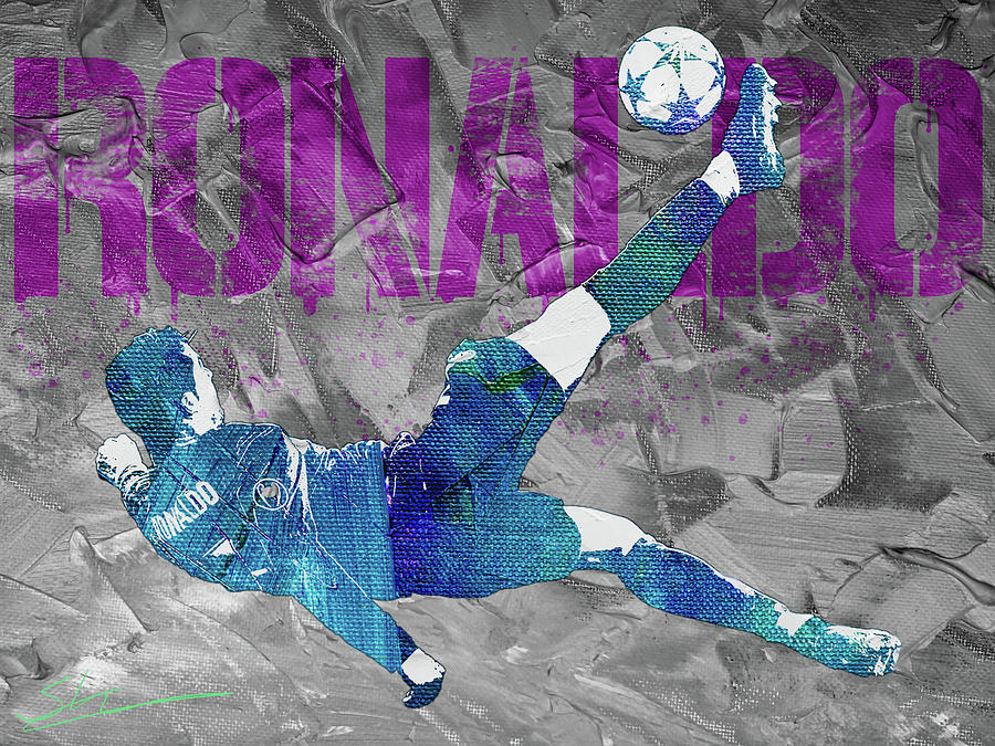 PURPLE RONALDO POSTER