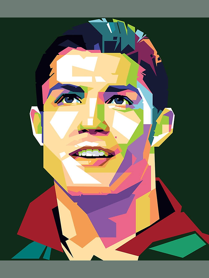 Cristiano Ronaldo Wpap Digital Art by Bev Gibson - Fine Art America