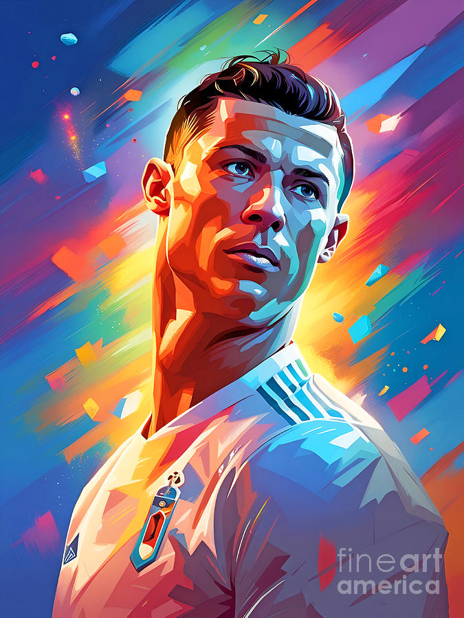 Cristiano Ronaldo XI Digital Art by Munir Alawi - Pixels Merch