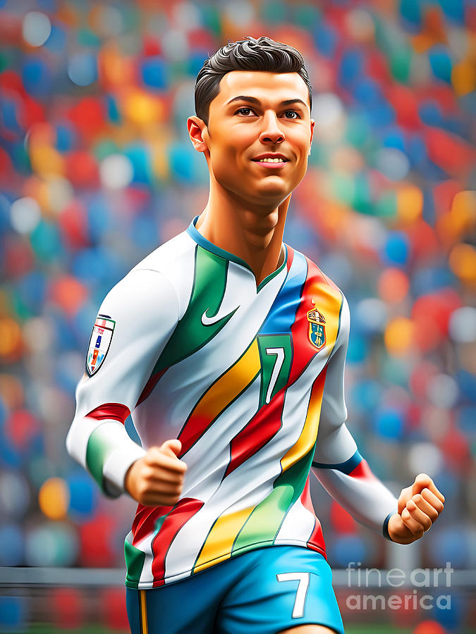 Cristiano Ronaldo XVIII Digital Art by Munir Alawi - Fine Art America