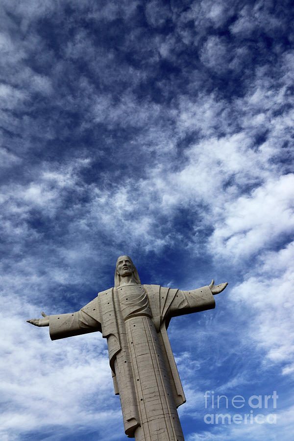 Cristo de la Concordia Cochabamba Photograph by James Brunker