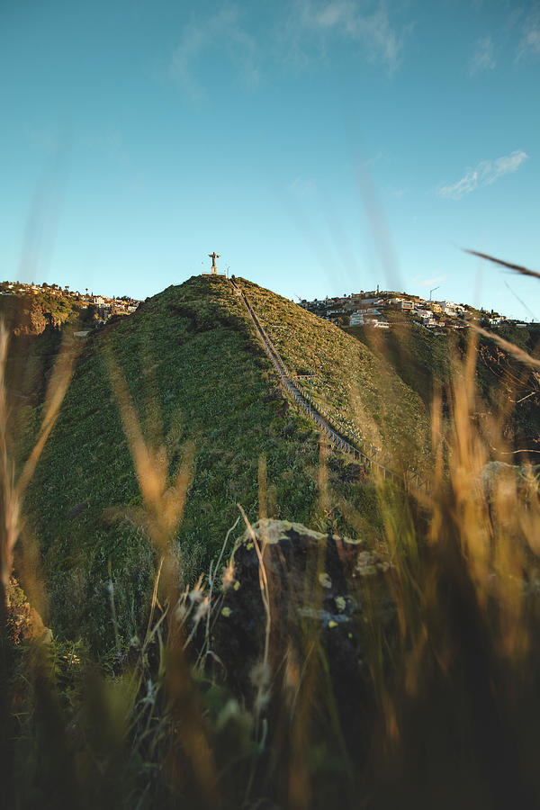 Cristo Rei hill, Camara de Lomos, Madeira Photograph by Vaclav Sonnek