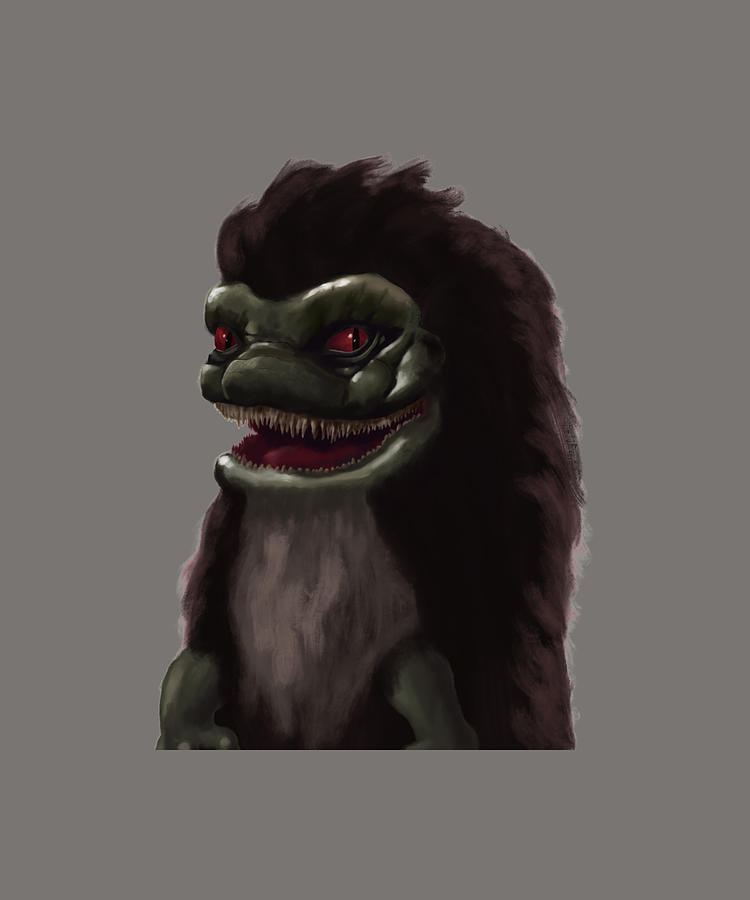 Critters Classic red retro Painting by Miller Clark - Pixels