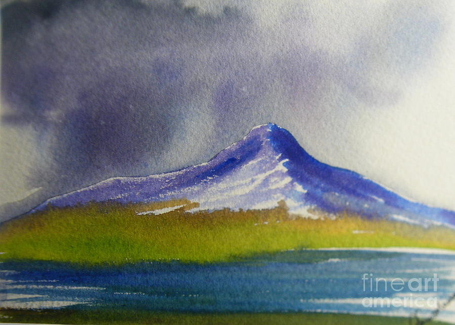 Landscape Painting - Croagh Patrick by Chris Murray