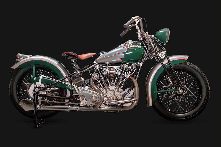 Crocker Motorcycle Photograph by Andy Romanoff