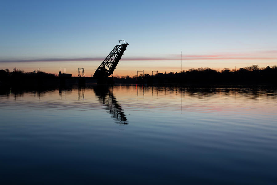 Crook Point Bascule Bridge Sunrise Photograph by Andrew Pacheco