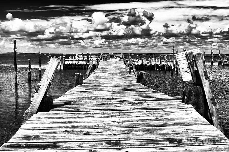 Crooked Dock at Long Beach Island Photograph by John Rizzuto