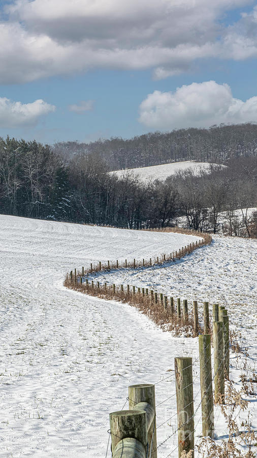 Crooked Fence Line 2 Photograph By Brian Mollenkopf Pixels