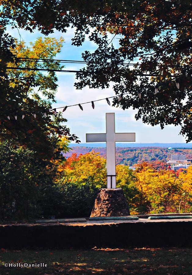 Cross at mount Sequoyah Photograph by Holly Wiles Fine Art America