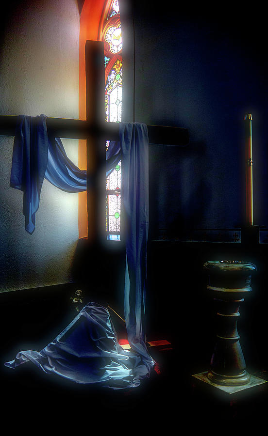 Cross By The Window Photograph