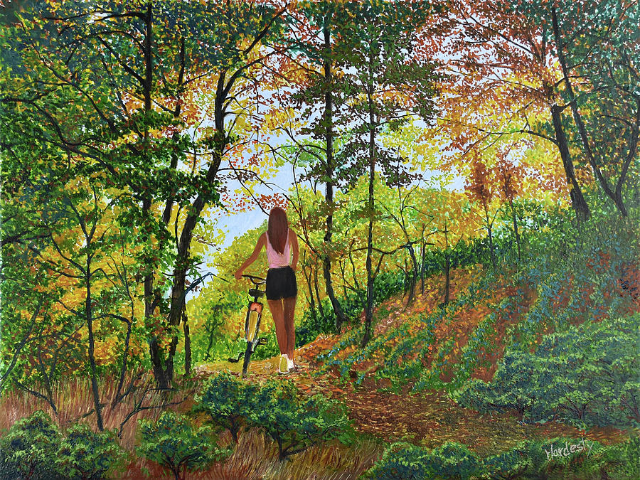 Cross Country Painting by David Hardesty