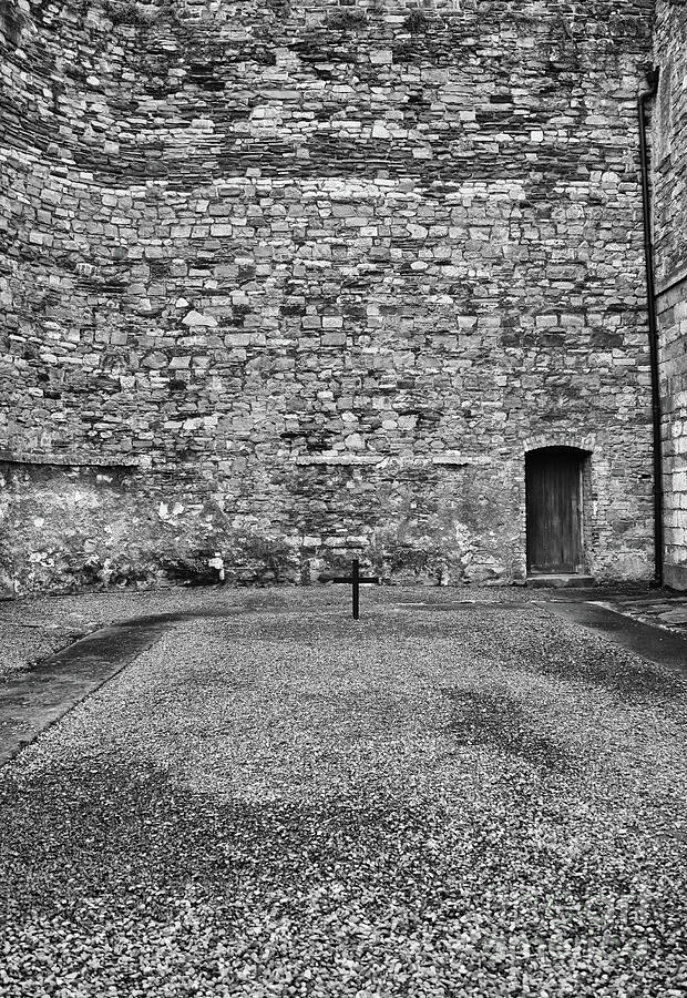 Cross marking the spot where James Connolly was executed at Kilmainham ...