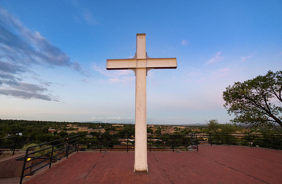 Cross of the Martyrs, Santa Fe Photograph by David L Moore