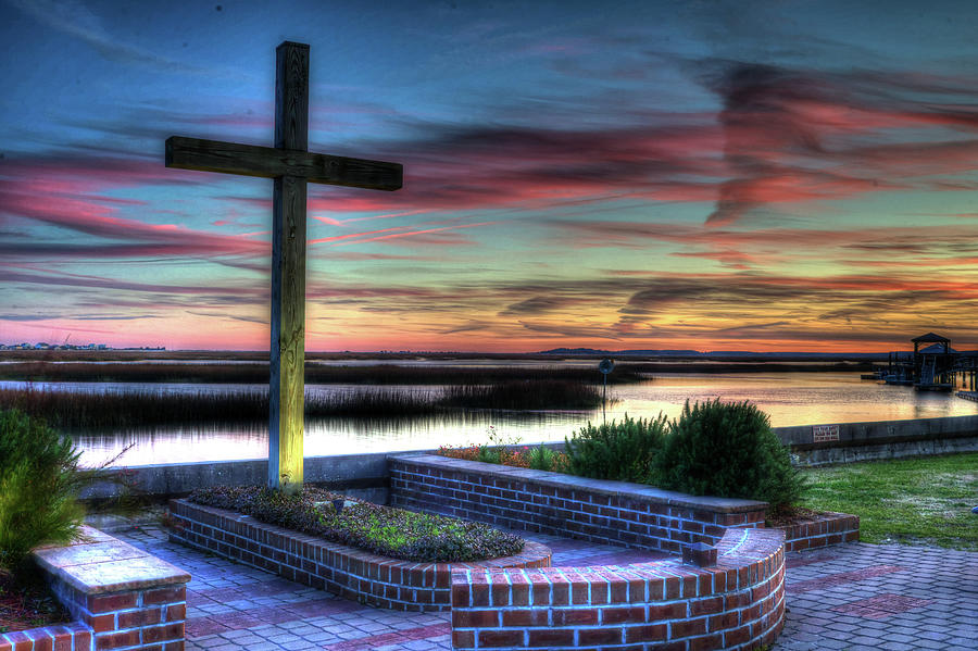 Cross Sunset Photograph by Joe Granita