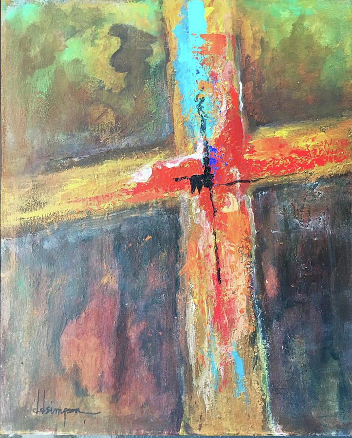 Cross1 Painting by Doug Simpson Cross1 Painting by Doug Simpson