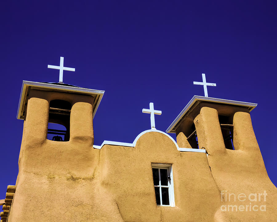Crosses In The Blue Photograph by Jon Burch Photography