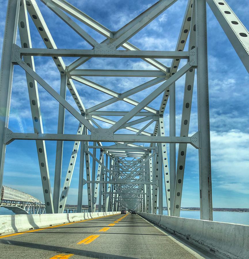 Crossing a metal Grid Photograph by William E Rogers | Fine Art America