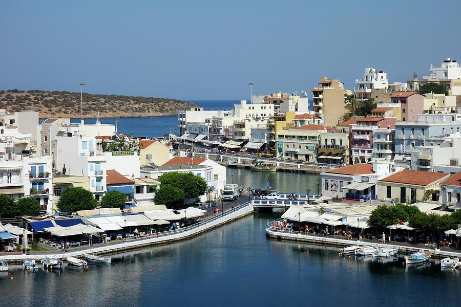 Crossing Crete - A Day In Agios Nikolaos Photograph By Andrew Webb 