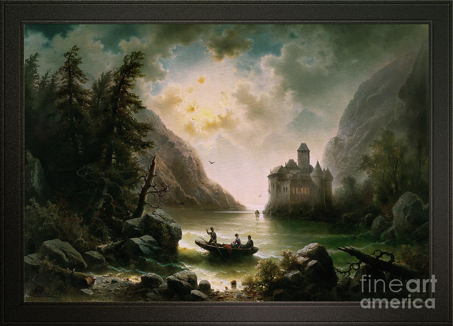 Crossing In A Moonlit Night by Albert Rieger by Xzendor7 Crossing In A Moonlit Night by Albert Rieger by Xzendor7