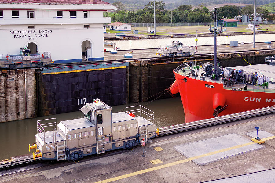 Crossing Panama Canal #3 Photograph by Tatiana Travelways
