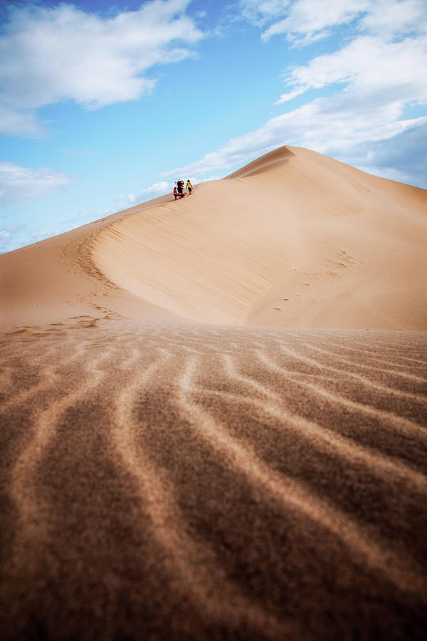 Crossing Sand Dune Photograph by Khanh Bui Phu