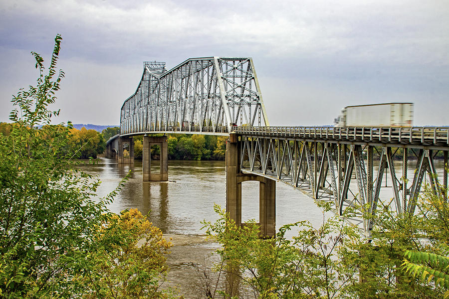 Crossing the Mississippi Photograph by Ira Marcus | Fine Art America