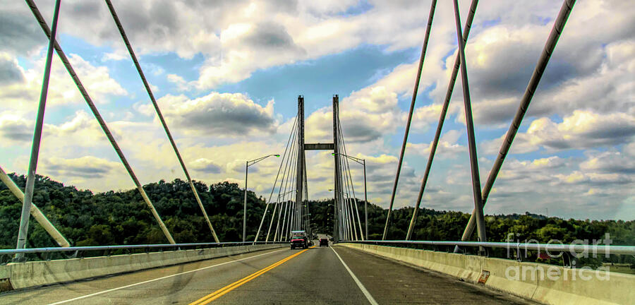 Crossing the Ohio River Photograph by Randy J Heath