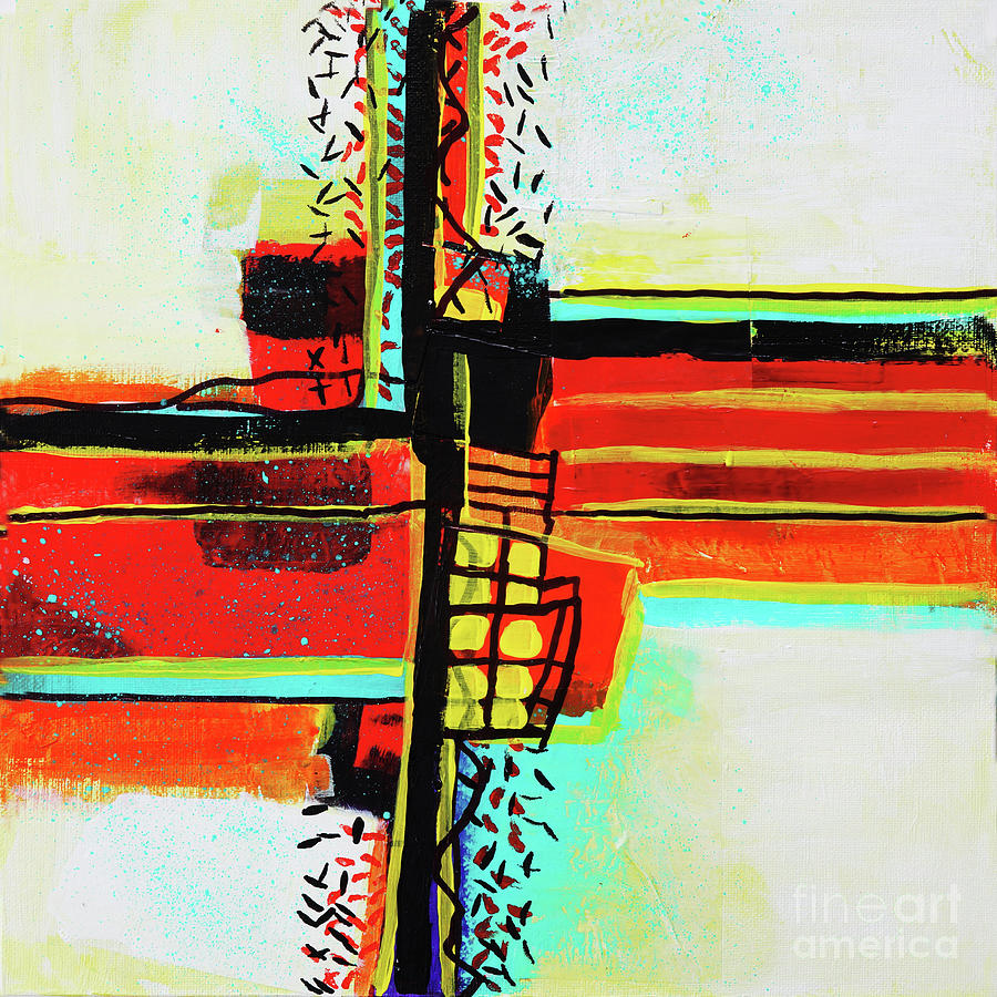 Crossroads Painting By Carolyn Rauh