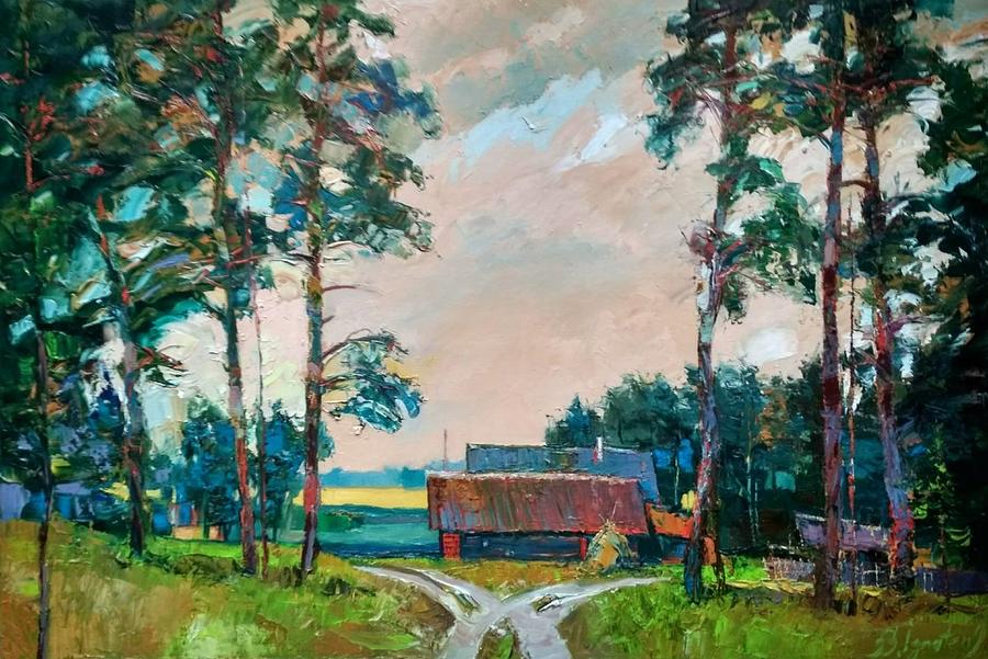 Crossroads Painting by Sergey Ignatenko