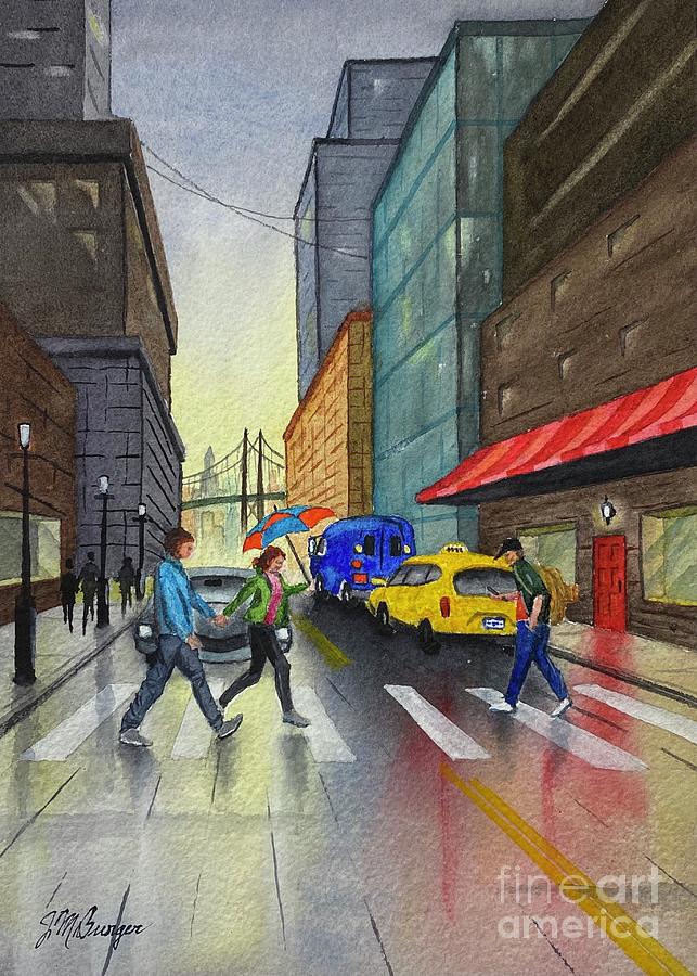 Crosswalk Painting by Joseph Burger