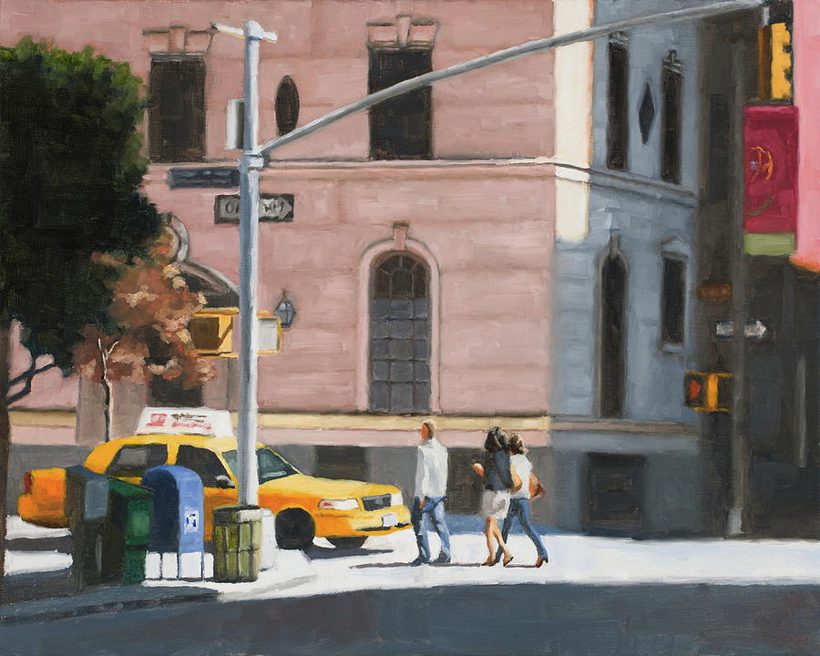 Crosswalkers NYC Painting by Tate Hamilton