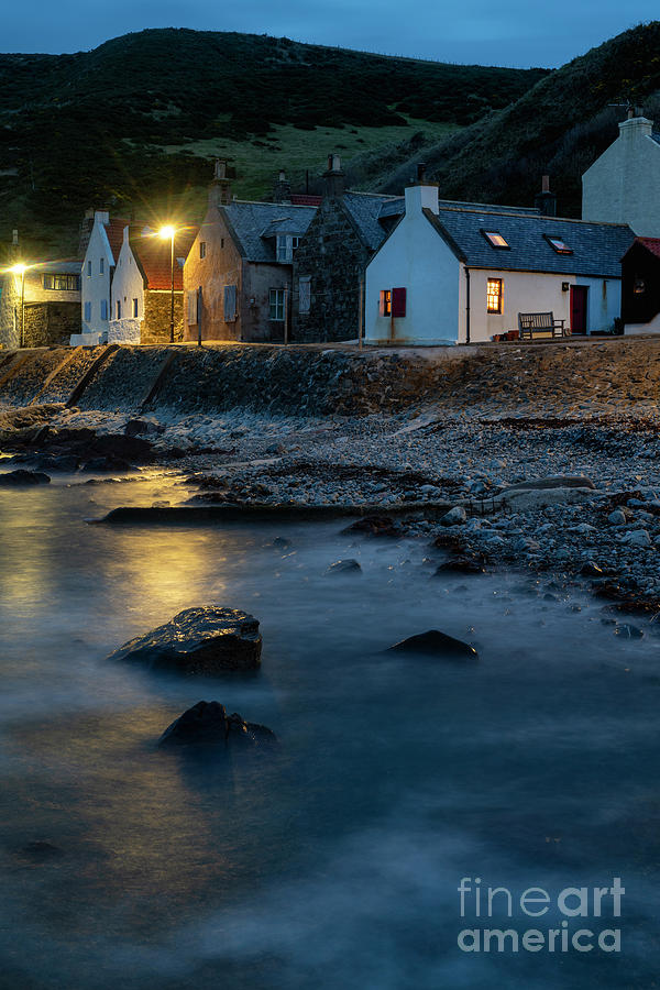 Crovie Cottages and the Sea Photograph by Tim Gainey