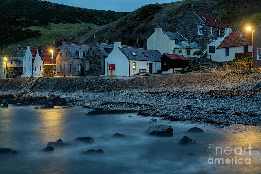 Crovie in Winter at Dusk Photograph by Tim Gainey