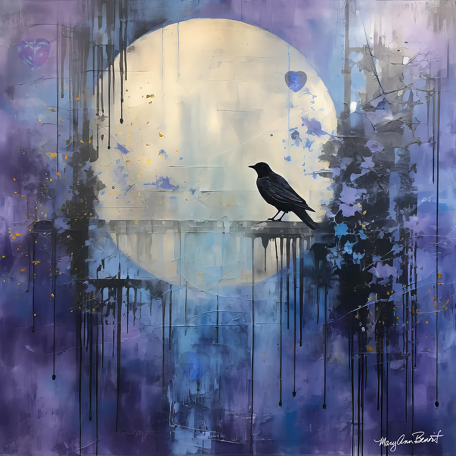Crow Medicine Digital Art by Mary Ann Benoit